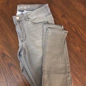 Gray AE jeggings